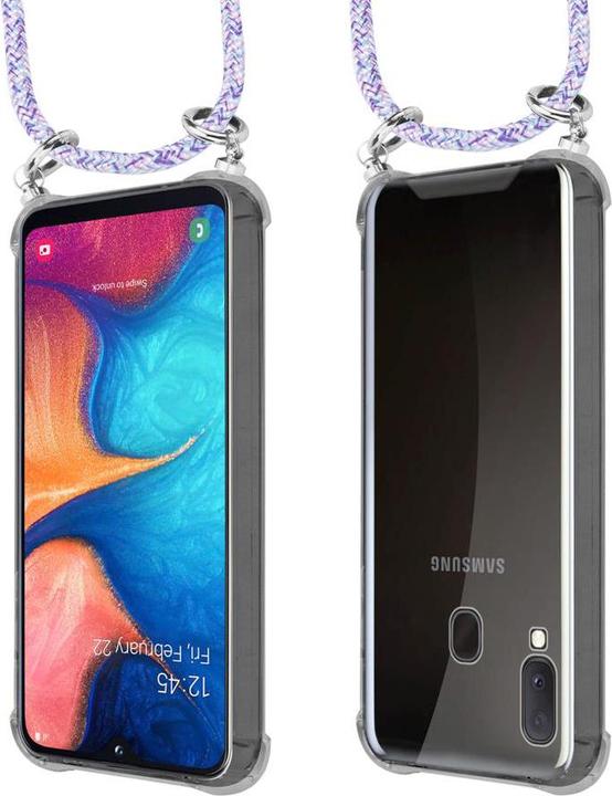 Produktbild Cadorabo TPU Handy Kette SILBER Cover