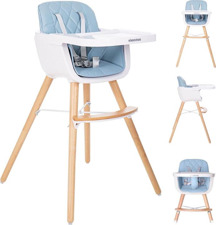 Actual product image Kikkaboo High chair 2 in 1 Woody (Highchair)