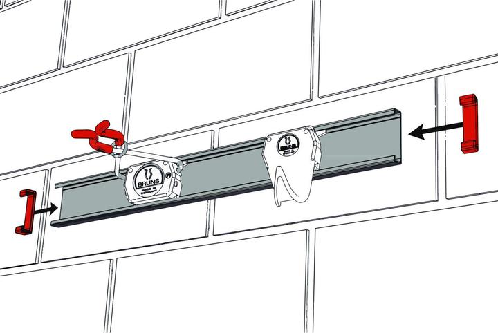 Actual product image Bruns Device holder strip