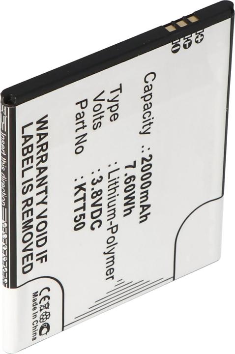 Produktbild CS Cameron Sino Akku KAZAM Tornado 2, Tornado 2 5.0 Akku KTT50, KTT50-GHABD002643