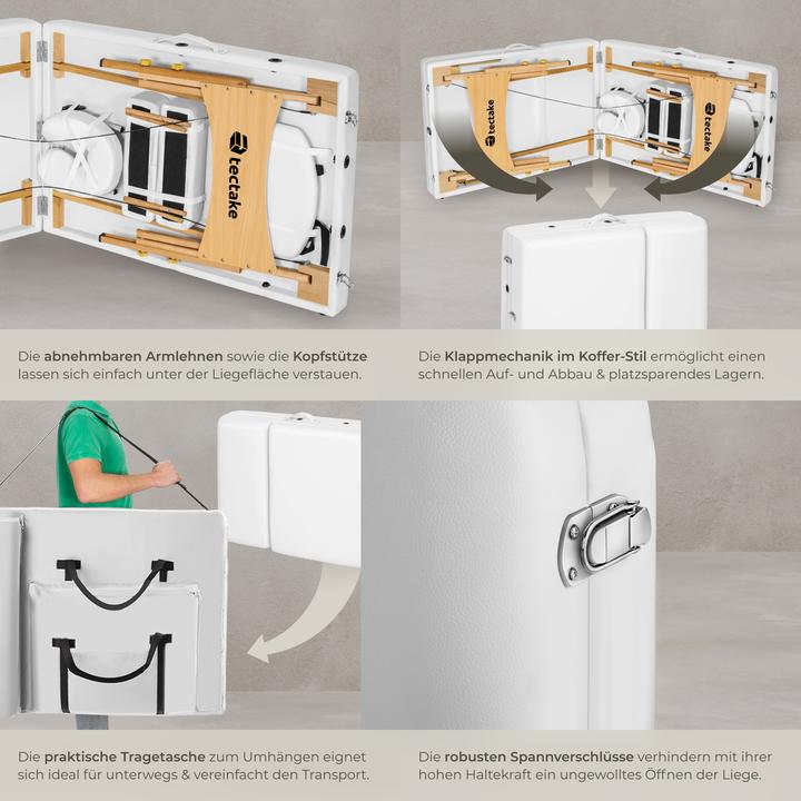 Immagine prodotto tectake 3 Zonen Massageliege