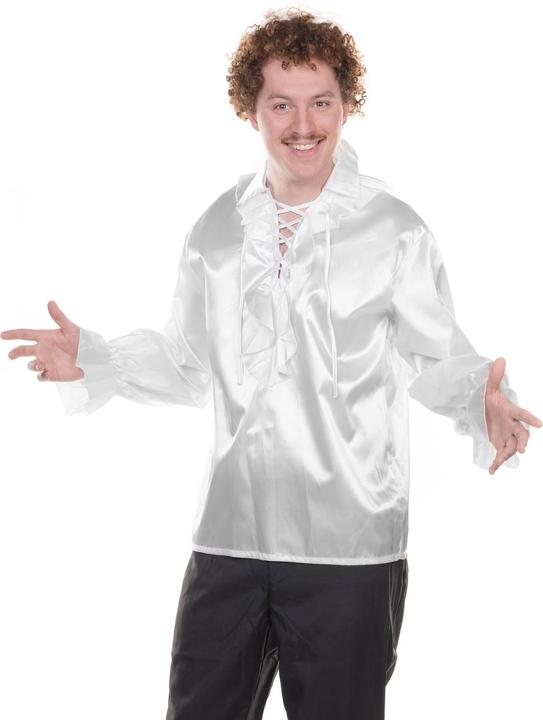 Actual product image Metamorph Satinhemd mit Rüschen weiss (58, 59, 60)