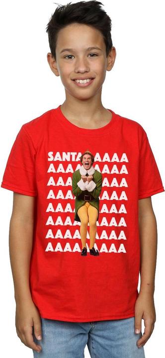 Actual product image Elf Boys Buddy Santa Scream T-Shirt (152, 158)