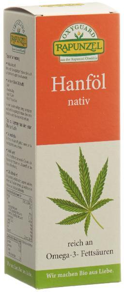 Image du produit Rapunzel huile de chanvre nativ oxyguard huile (250 ml)