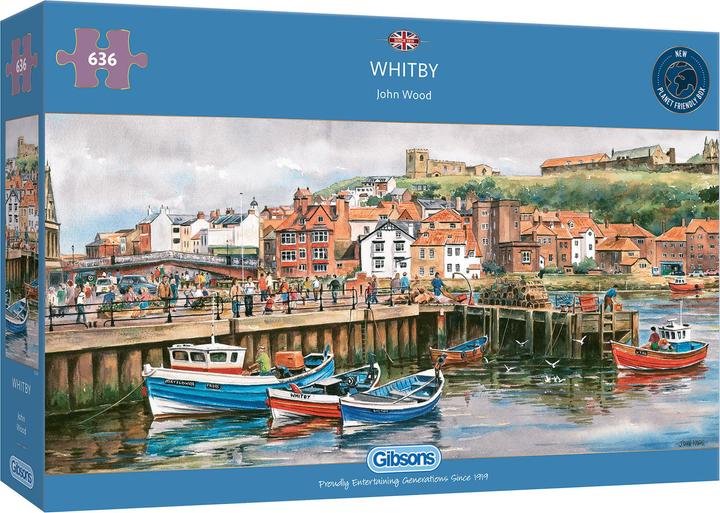 Immagine prodotto Gibsons Puzzle panoramico Whitby, Yorkshire 636 pezzi (636 pezzi)