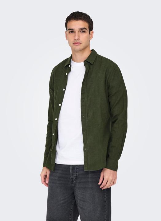 Produktbild Only & Sons Onscaiden Life Ls Solid Linen Shirt Noos (XL)