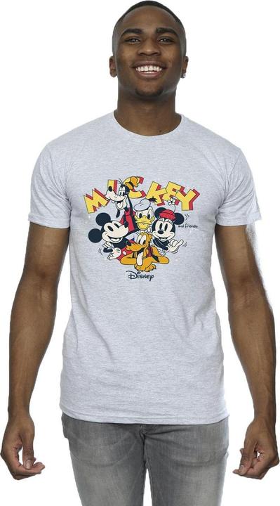 Actual product image Disney Mens Mickey Mouse Group T-Shirt (XXL)
