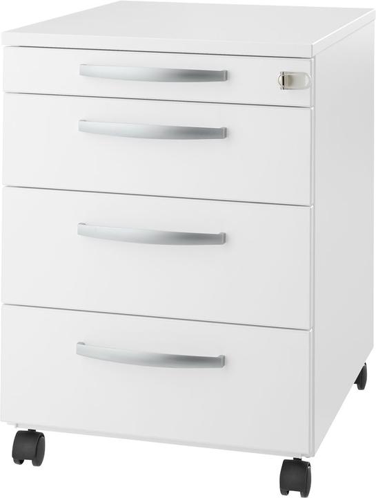 Produktbild Schäfer Shop Rollcontainer LOGIN, 3 Schubladen, 1 Utensilienauszug, Zentralverriegelung