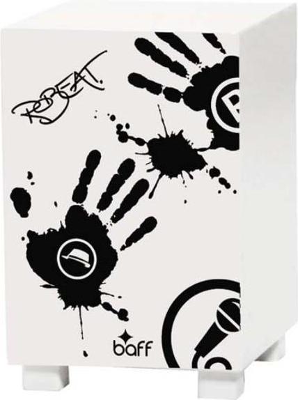 Produktbild Baff beatBOX Robeat Cajon Musikmöbel Hocker Weiss