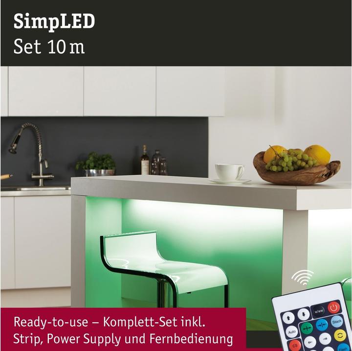 Image du produit Paulmann SimpLED (RGB, 1000 cm, Intérieur)
