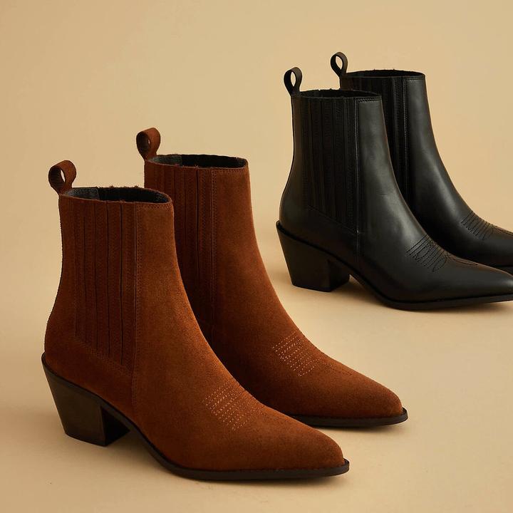 Image du produit La Redoute Collections Bottes Western Signature (36)