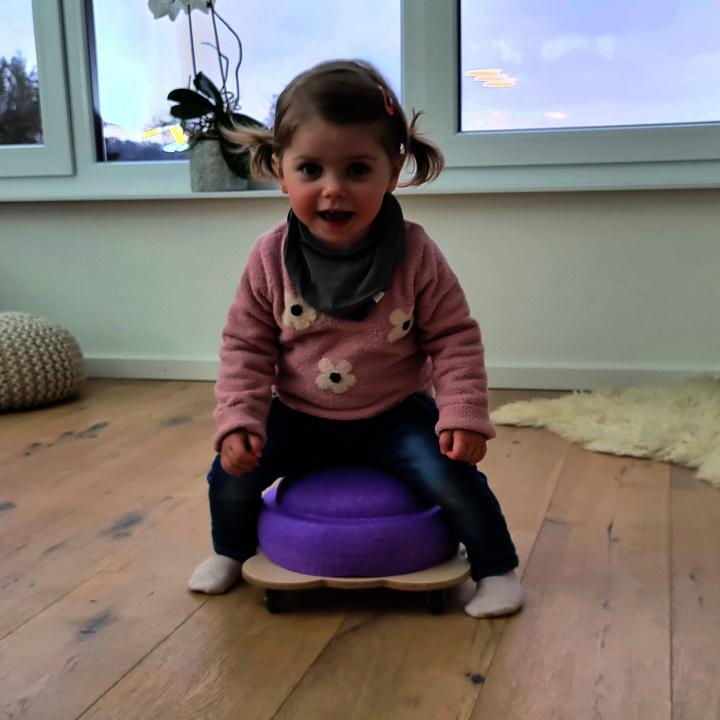 Produktbild Pedalo Rollbrett Stapelbaustein Rollrutscher Teddy