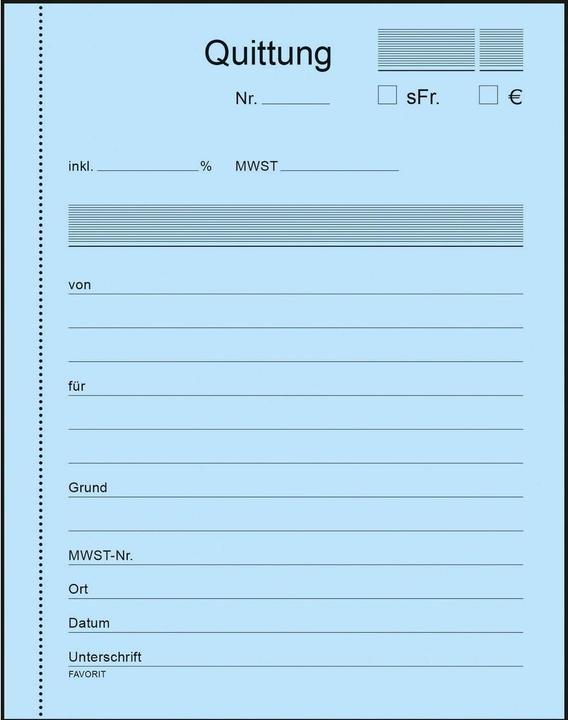 Immagine prodotto Favorit Libretto autocopiante Ricevute con carta autocopiante (150 x)