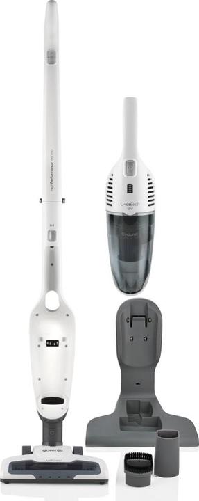 Actual product image Gorenje SVC180FW Vacuum cleaner, Handstick 2in1, Operating time 50 min, Dust container 0.6 L, Chargi