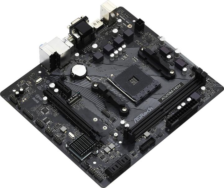 Actual product image AsRock A520M-HDV (AM4, AMD SoC, mATX)