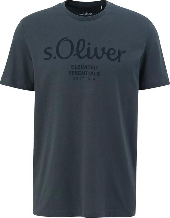 Actual product image S.Oliver T-Shirt Casual Bequem sitzend Logo T-Shirt (XXL)