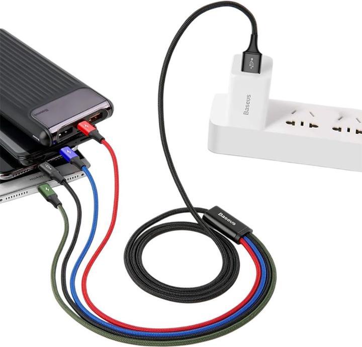 Actual product image Baseus 4in1 (1.20 m, USB 2.0)