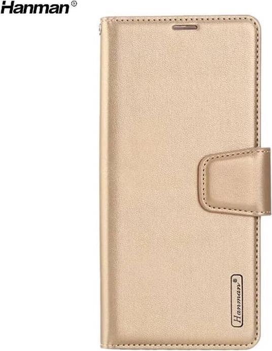 Produktbild Hanman Samsung Galaxy S10 Lite - Mill Flip Case mit 3 Kartenfächern, gold (Samsung Galaxy S10 Lite)