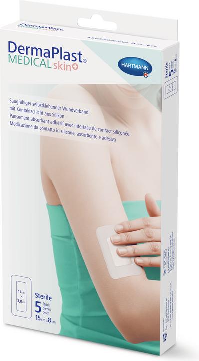 Actual product image DermaPlast Medical skin+ (5 x)