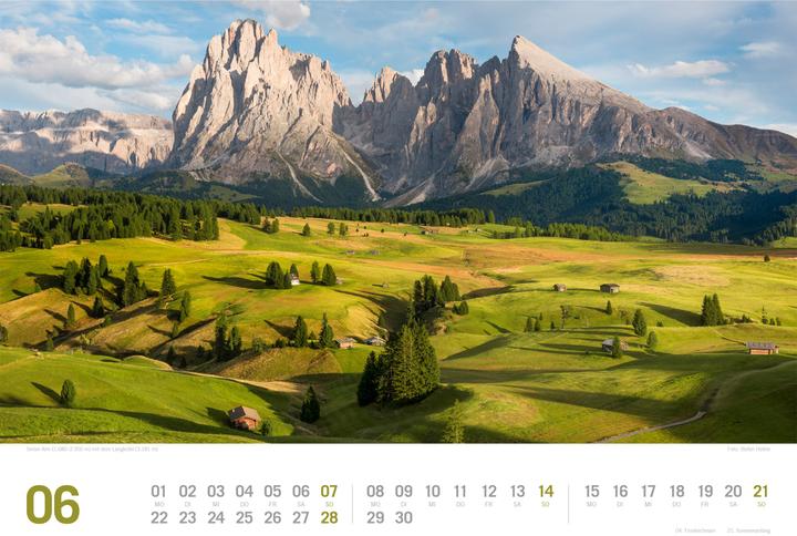Image du produit Südtirol - von Bozen bis zu den drei Zinnen - ReiseLust Kalender 2026 (45 x 33 cm, Couverture rigide, Allemand)