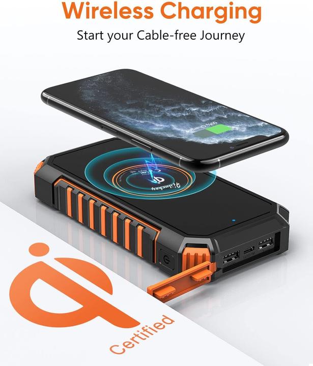 Produktbild Hiluckey Solar Powerbank (26800 mAh)