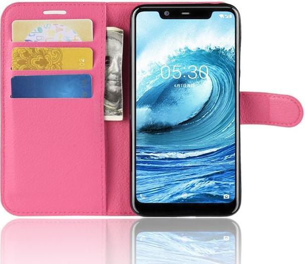 Produktbild MU Classic Litchi Leder Bookcover Series (Nokia 5.1 Plus)