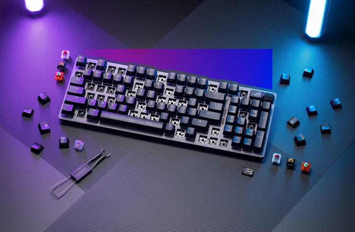 Image du produit ASUS ROG Strix Scope II 96 (DE, Filaire, Sans fil)