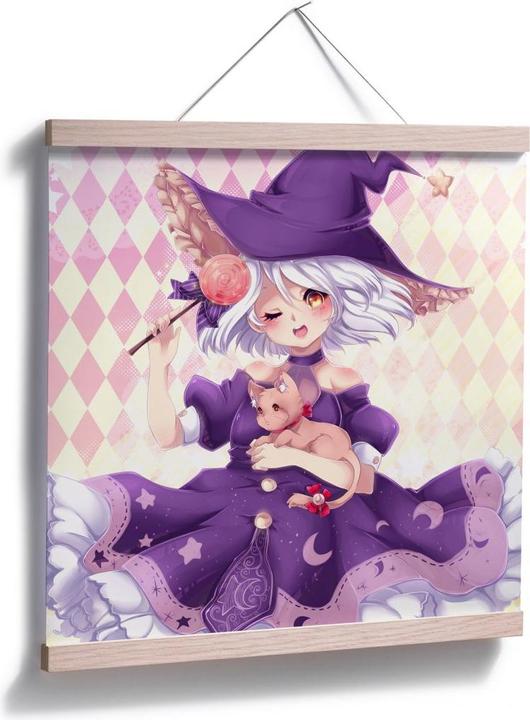 Immagine prodotto Trenddeko La Doll Blanche - Piccola strega (50 x 50 cm)
