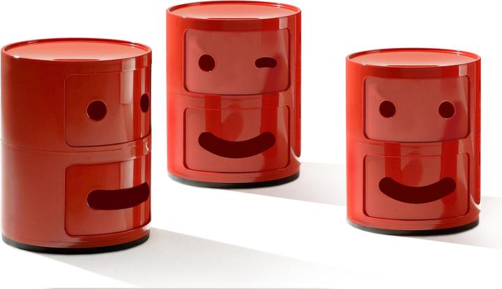 Actual product image Kartell Componibili Smile container furniture neutral (Ø 32 x 40 cm)