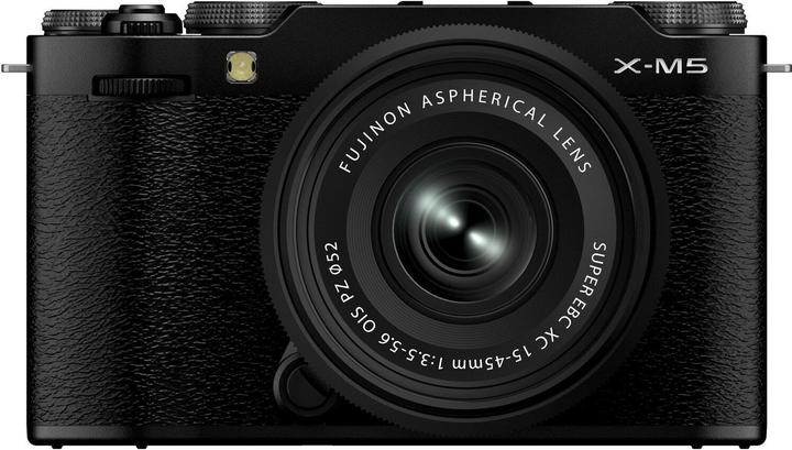 Fujifilm X-M5 Camera with XC 15-45mm Lens, black (15 - 45 mm, 26.10 Mpx)