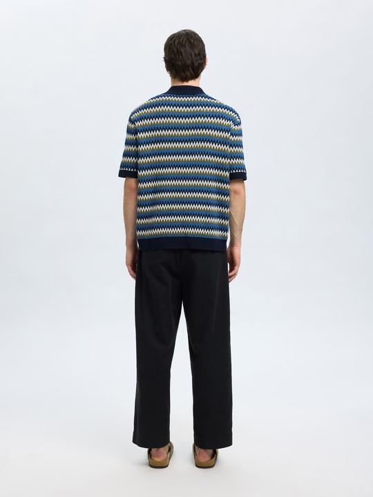 Produktbild Selected Homme Kurzärmeliges Polohemd aus Strick (M)
