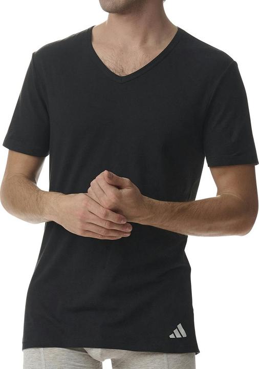 Produktbild adidas 4er Pack Active Flex Cotton Unterhemd / Shirt Kurzarm (XL)