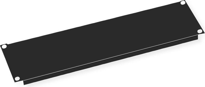 Value 19" blind plate 3U black