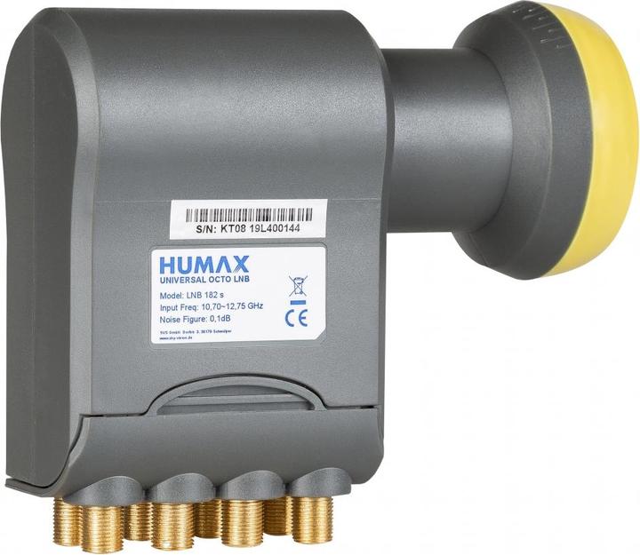 Actual product image Humax LNB 182s - F - 4 cm - 60 mm - 135 mm - 115 mm - 470 g (Octo LNB, 40mm)