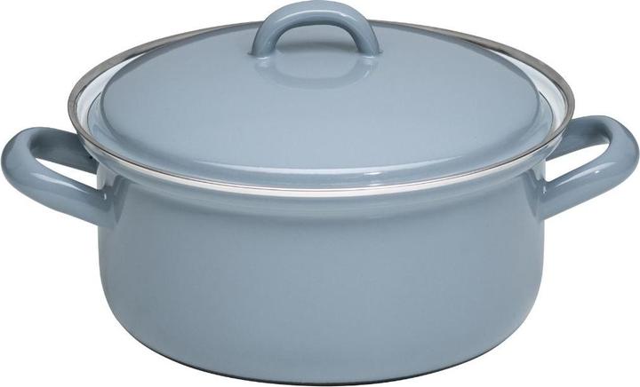 Produktbild Einfach Weniger Emaille Topf mit Deckel (Pfannenset + Topfset, Emaille)