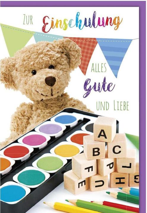 Immagine prodotto Braun + Company Biglietto d'auguri per l'inizio della scuola 11,5 x 17 cm (6 pz.)