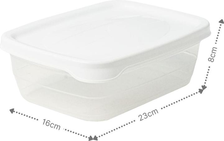 Image du produit Hobby 3er-Set Boxen Aufbewahrungsdosen Meal-Prep-Dosen Frischhaltedosen (2 l)