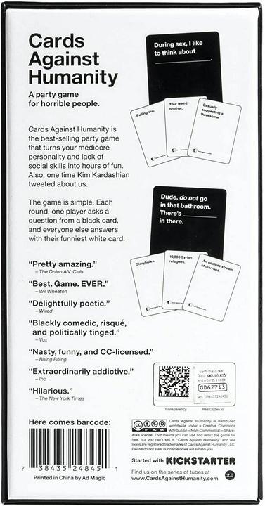 Produktbild Spilbraet Cards Against Humanity - International Edition (Englisch)