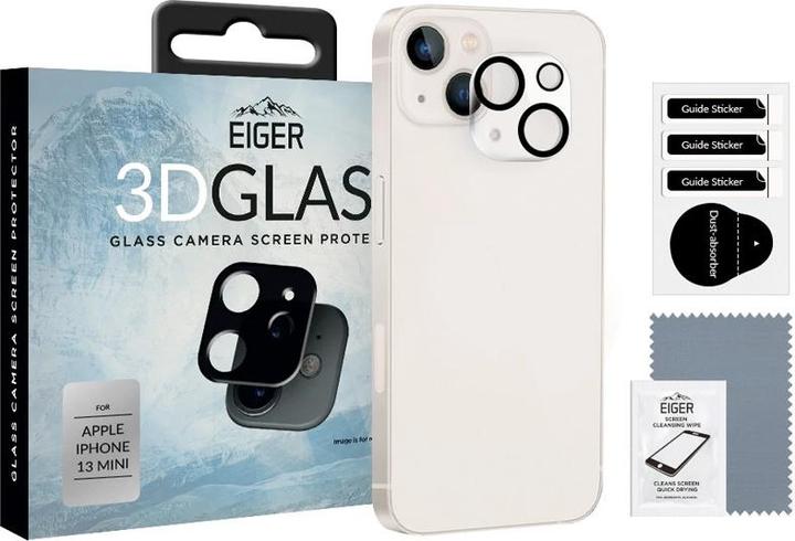 Actual product image Eiger Mountain Glass Lens (1 Piece, Apple iPhone 13 mini)