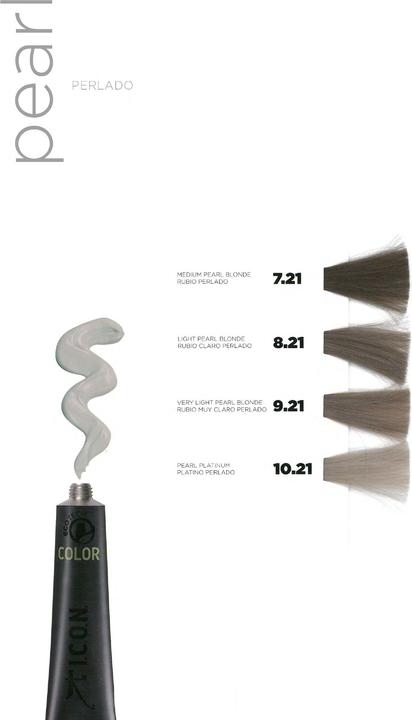 Image du produit I.C.O.N. ECOTECH COLOR couleur naturelle #8.21 blond perle clair 60 ml (8.21)