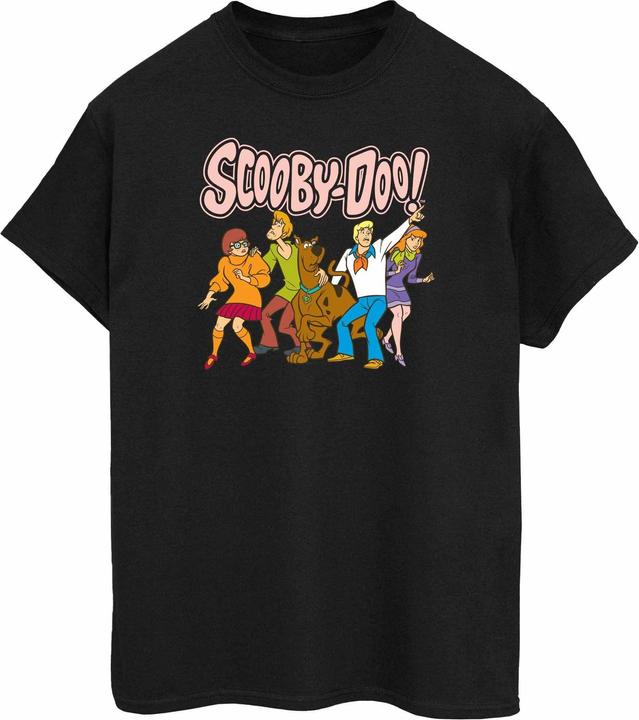 Actual product image Scooby Doo Womens/Ladies Classic Group Cotton Boyfriend T-Shirt (L)