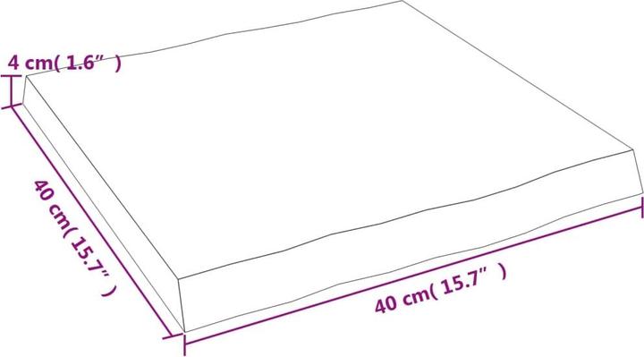 Immagine prodotto VidaXL Chaim (40 x 40 x 4 cm)