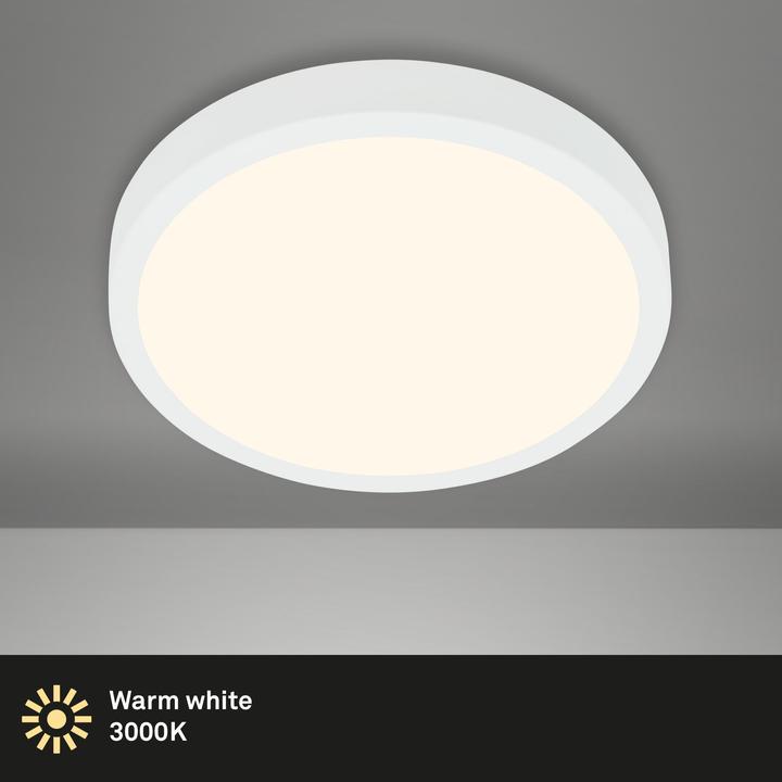 Actual product image Briloner LED surface mounted light, white, 1xLED/24W (2900 lm)