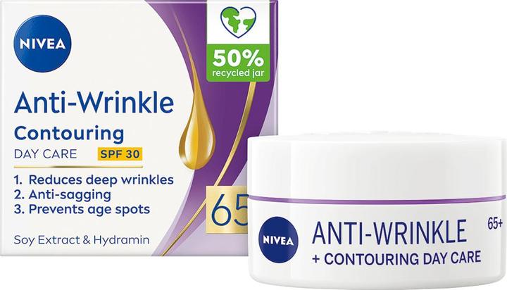 Actual product image NIVEA Anti-wrinkle day 65+ (50 ml, Day cream, SPF 30)