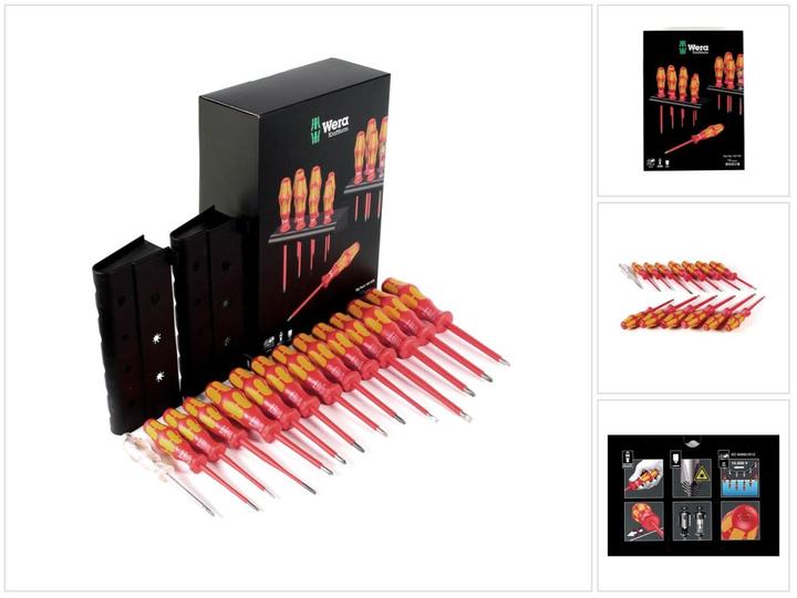 Immagine prodotto Wera Kraftform Big Pack 100 VDE (Torx (TX), Cacciavite a croce PZ, Fessura croce Phillipps (PH))