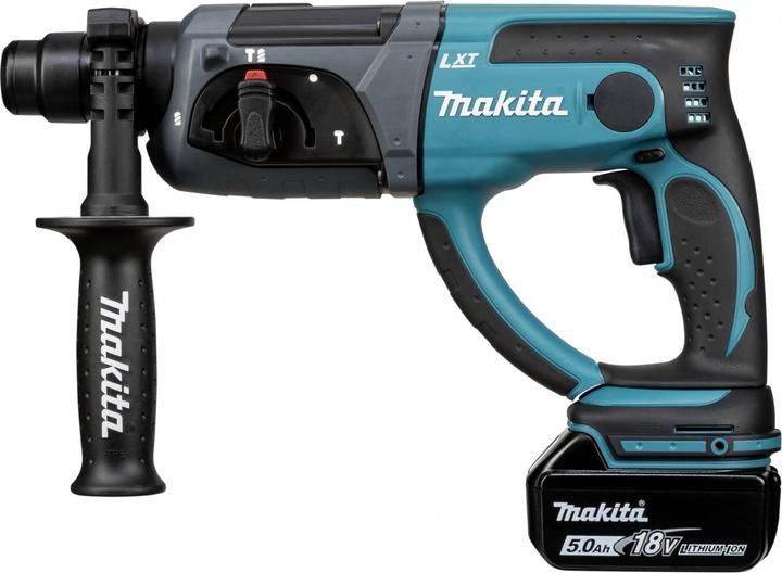 Produktbild Makita DHR 202 RTJ Akku Kombihammer 18V 2,0J SDS Plus im Makpac mit 2x 5,0 Ah Akku und Ladegerät (Akkubetrieb)