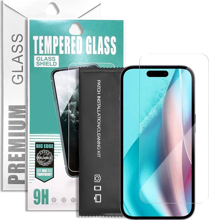 Produktbild OEM Gehärtetes Glas 2,5D Premium für iPhone 13 / 13 Pro 6,1" / 14 6,1" (Apple iPhone 13, Apple iPhone 16)