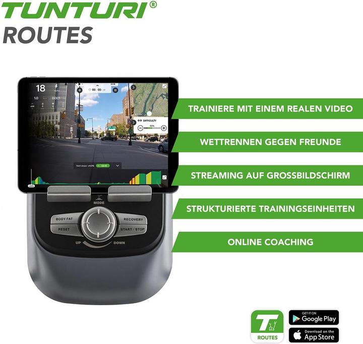 Actual product image Tunturi Ergometer Fahrrad Bike Performance E60