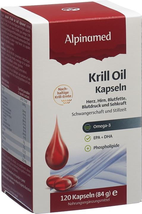 Immagine prodotto Alpinamed Capsule di olio di krill (120 Pezzo/i, Pillole, 140 g)