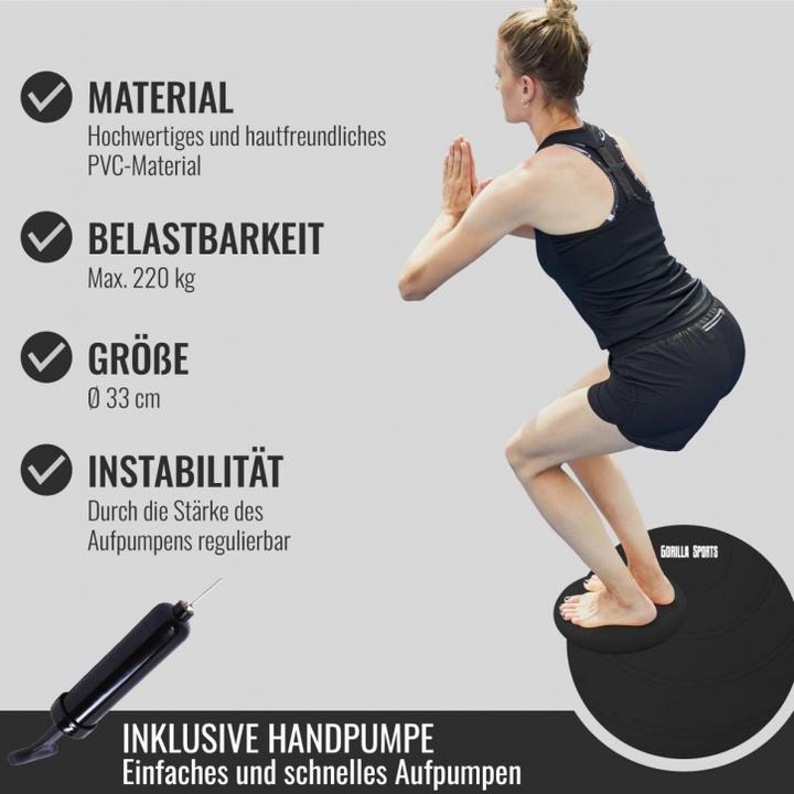 Image du produit Gorilla Sports Coussin de siège pour ballon